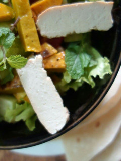 A picture of Roasted pumpkin salad.