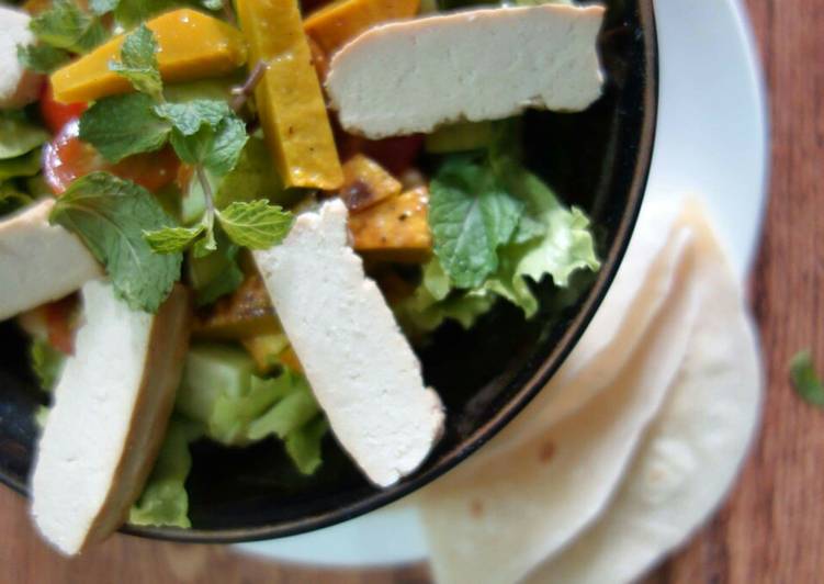 How to Prepare Quick Roasted pumpkin salad