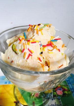 A picture of Coconut Ice cream.