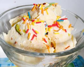 Fresh, Serving Recipe Coconut Ice cream Delicious Nutritious