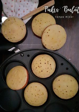 Foto resep Pukis Bulat, tanpa mixer