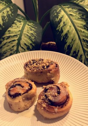 صورة لوصفة طريقة عمل السينابون 🥧😋😍