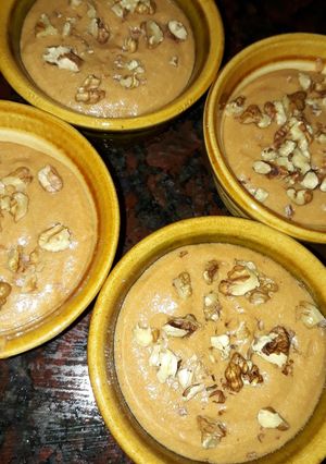 Una foto de Mousse de dulce de leche con sorpresa escondida