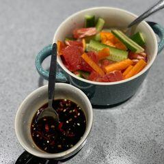 A picture of Grapefruit salad.