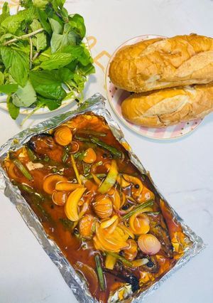 Hình của món Cá Saba sốt Thái.
