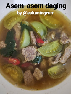 Foto resep Asem-asem daging kuah segar