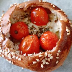A picture of Stuffed Bread for Breakfast.