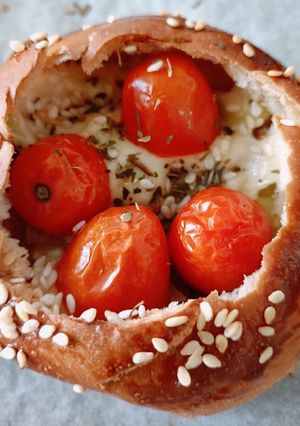 A picture of Stuffed Bread for Breakfast.