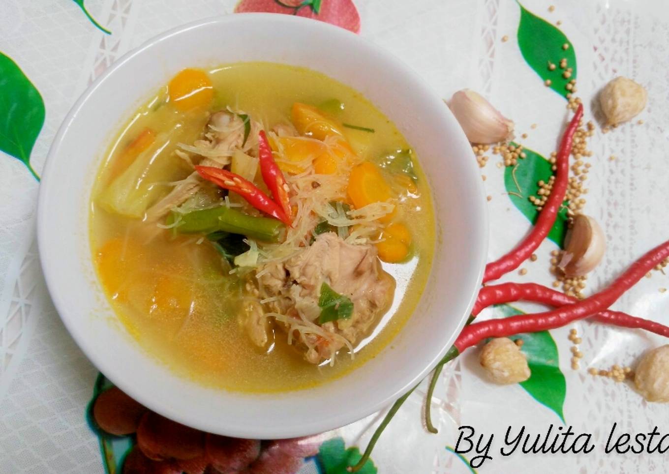 Sup Kari Ayam Sederhana