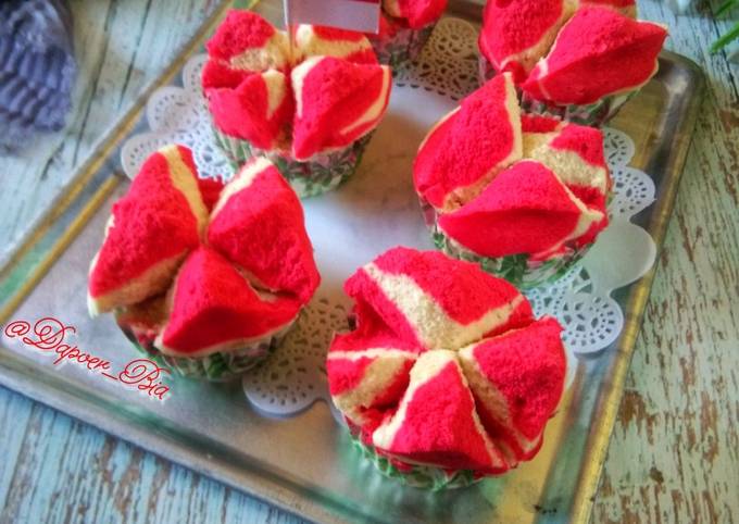 Resep Bolu Kukus Kemerdekaan 🇮🇩 (Metode All in One), Sempurna