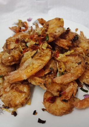Foto resep Udang Lada Garam
