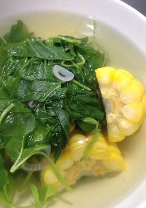 Foto resep Sayur bening bayam mudah, praktis, dan hemat