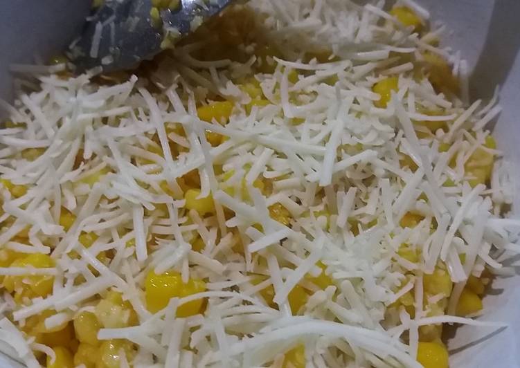 Langkah Mudah untuk Menyiapkan 188. Jagung bakar keju, Menggugah Selera