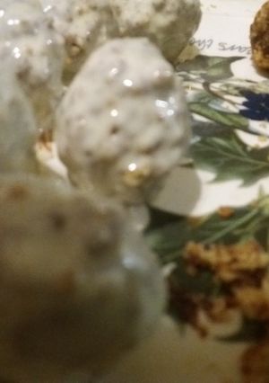 Φωτογραφία της συνταγής Cake balls with white chocolata