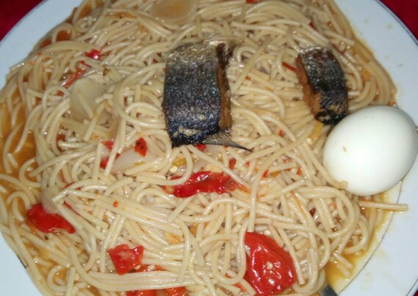 Jellof spaghetti
