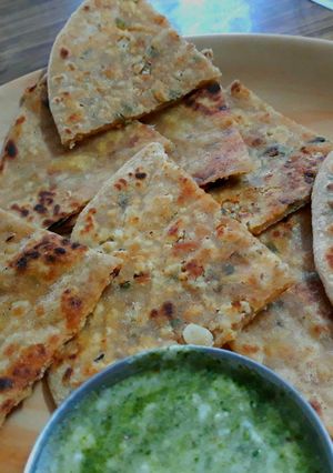 A picture of Paneer paratha.