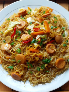 Foto resep Mie goreng sosis-sayur