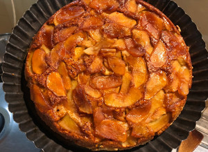 Una foto de Torta Invertida de Manzanas