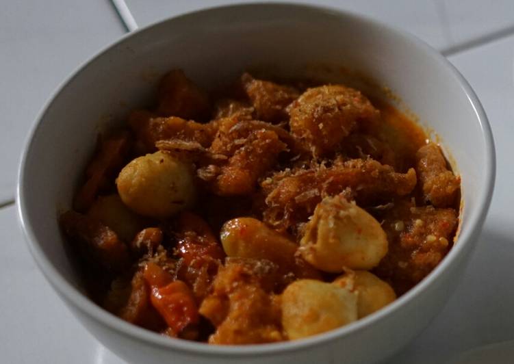 Resep Sambal goreng krecek dan telur puyuh Anti Gagal