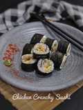 Chicken Crunchy Sushi - simple sushi