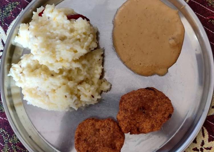 Pongal,Black eyed beans vada