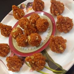 A picture of Boondi modak.