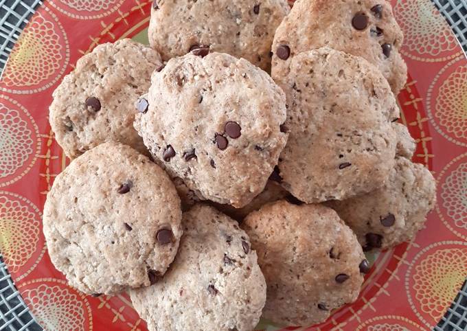 Cookies moelleux à la Vanille et Pépites de Chocolat / Healthy