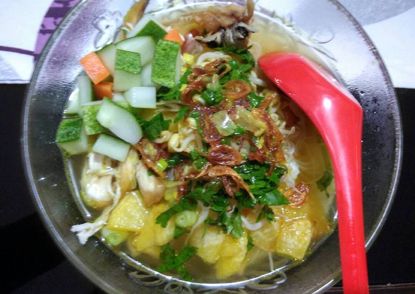 Soto bening ayam