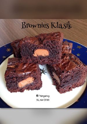 Foto resep Brownies Panggang Klasik