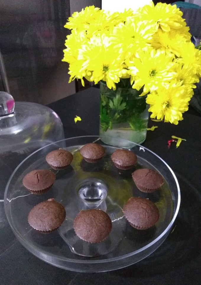 Una foto de Muffins de chocolate carrot cake sin tacc apto bebé +6m VEGAN