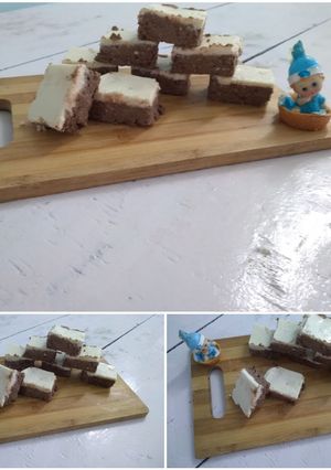 A picture of Chocolate Layered Sandesh.