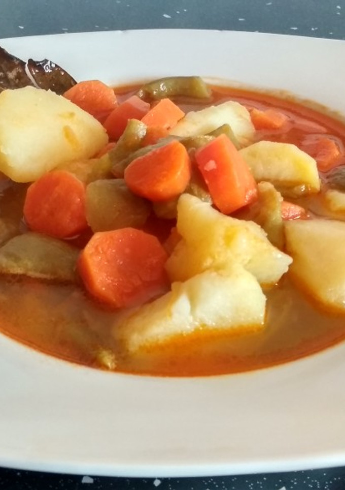 Una foto de Estofado de verduras