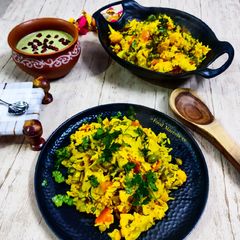 Vegetable Teheri from UP A picture of Vegetable Teheri from UP.