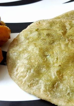 A picture of Stuffed Matar Paratha.