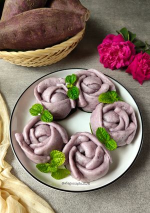 Foto resep Bakpao Ubi Ungu (1216)