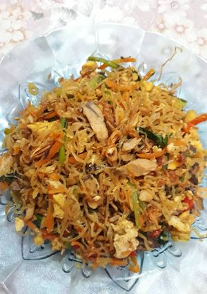 Foto resep Shiratake goreng ikan tongkol