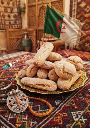 صورة لوصفة حلوة السكر "تقليدية جزائرية🇩🇿 حلوة حنين الماضي"