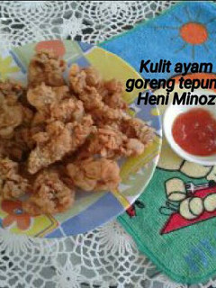Foto resep Kulit ayam goreng tepung 🐔
