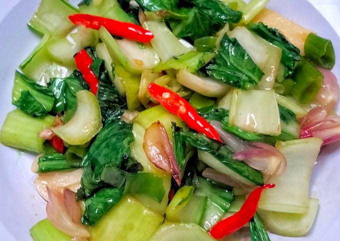 Resep Tumis Pakcoy Oleh Fey Pawonmungil Cookpad