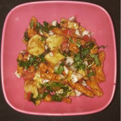 Kurkure Aloo Chaat A picture of Kurkure Aloo Chaat.