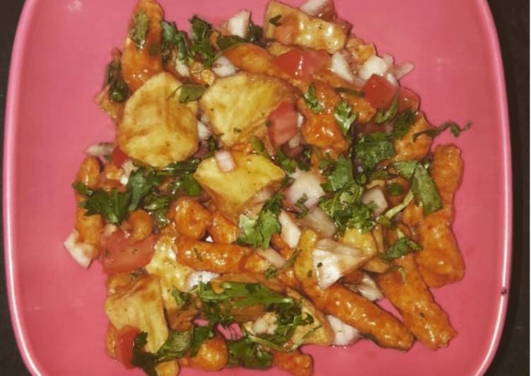 Kurkure Aloo Chaat