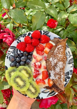 Une photo de Omelette au cacao