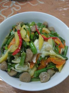 Foto resep Capcay kentang goreng