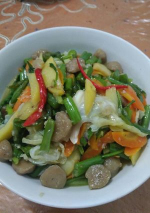 Foto resep Capcay kentang goreng