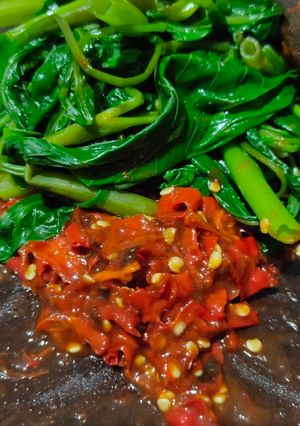 Foto resep Rujak Kangkung