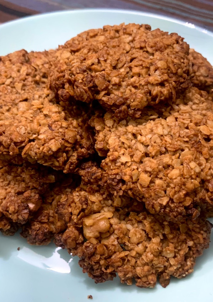 Una foto de Galletas de Avena, cacao y nueces