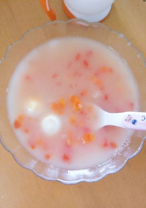 Foto resep Mpasi 10 bln+ soup kacang merah telor puyuh