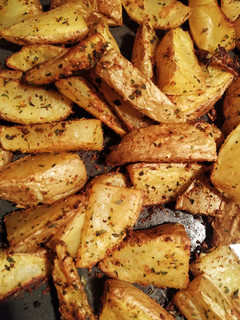 Una foto de Patatas gajo al horno