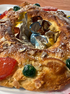 Una foto de Roscón de Reyes sencillo