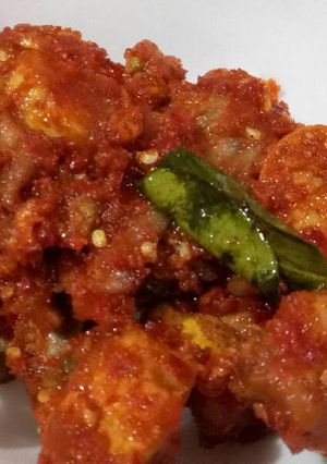 Foto resep Balado ayam daun jeruk